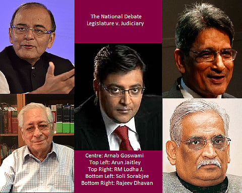 The Nation Wants to Know: “Collegium a Gymkhana club” alleges Arun Jaitley