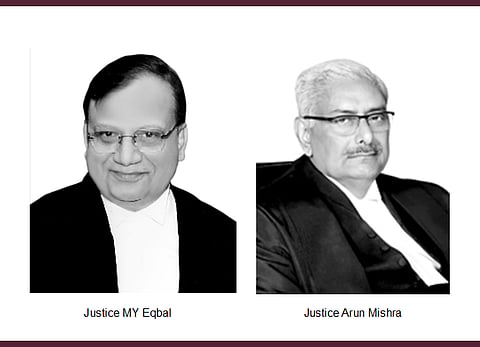 Judge versus Judge: MY Eqbal J. and Arun Mishra J. in verbal duel in open court
