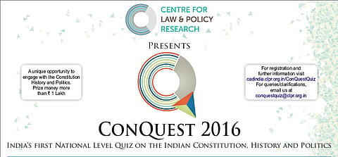 #Events: CLPR to conduct ConQuest, India’s first national level quiz on Indian Constitution