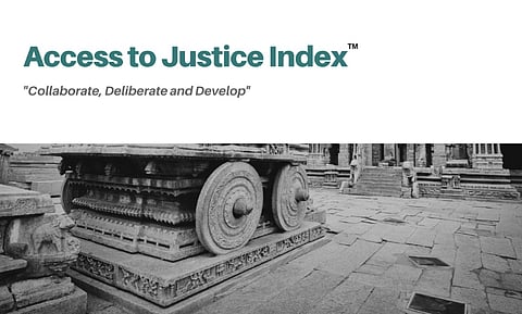 Where does India rank in terms of access to justice?