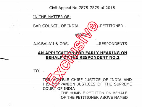 [Exclusive]: Government moves early hearing application in Supreme Court in the Foreign Law Firms case