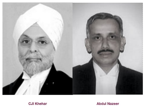 Former CJI JS Khehar and Justice Abdul Nazeer wrote the minority judgments in the Triple Talaq case