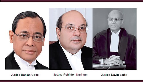 #Breaking: Justices Ranjan Gogoi, RF Nariman, Navin Sinha to hear Jaising’s Senior designations challenge