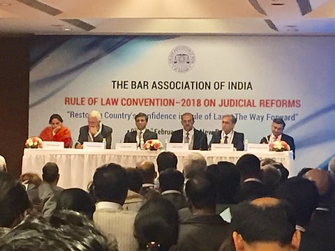 Legal luminaries speak about shortage of judges at Bar Association of India conclave