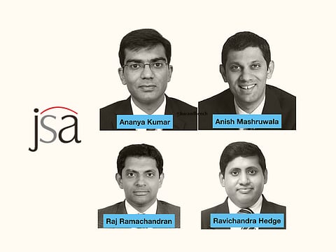 JSA promotes 4 to equity Partnership; Equity Partners Murali and Mansoor Shoket resign