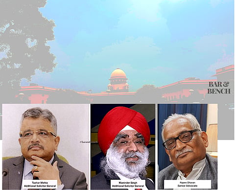 Ram Mandir-Babri: “Don’t talk nonsense”, Heated exchange between Rajeev Dhavan and ASGs