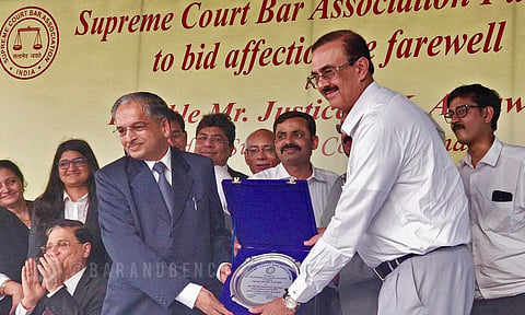 Justice RK Agrawal retires.