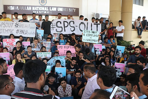HNLU Protests: Students to go on Hunger Strike, VC Sukh Pal Singh warns of dire consequences