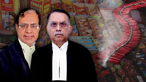 No blanket ban on firecrackers, sale of green crackers allowed: SC