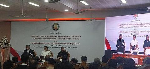 E-Notice Board, Video Conference facility for courts in Tamil Nadu launched at Madras HC
