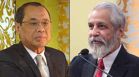 CJI Gogoi, Justice (Retd.) Lokur attend swearing-in ceremony of Pakistan Chief Justice Asif Saeed Khan Khosa