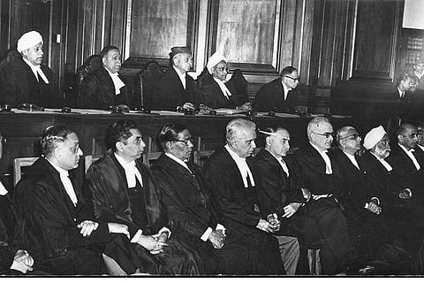 Members of the Federal Court that preceded the Supreme Court of India