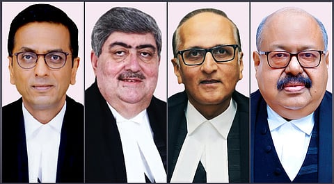 The Front Benchers? Four Campus Law Centre classmates are now Supreme Court judges
