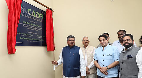 Ravi Shankar Prasad inaugurates Centre of Excellence in ADR at Manav Rachna University