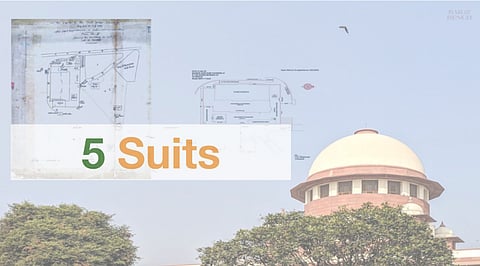 Ayodhya Case: What are the Five Suits in this case?