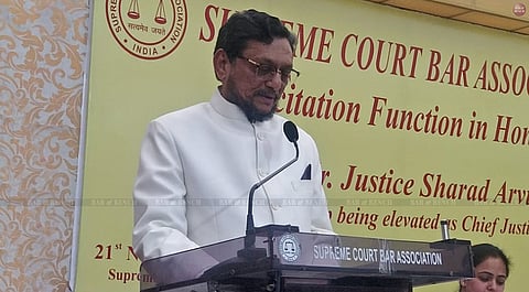 “Time is ripe to focus on the mental wellness of legal practitioners” CJI SA Bobde during SCBA Felicitation function