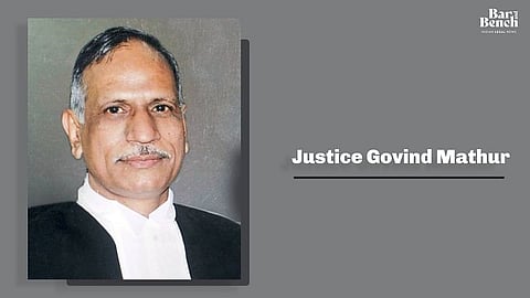 Chief Justice Govind Mathur