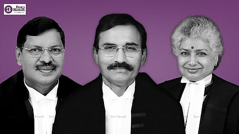 Justices L Nageswara Rao, BR Gavai, BV Nagarathna