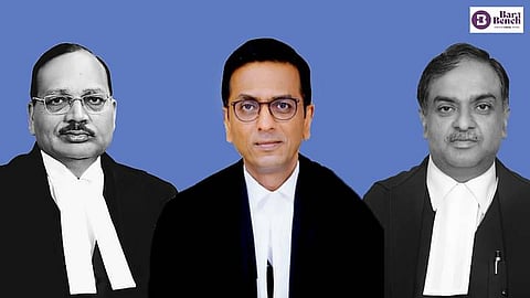 Justice Surya kant, Justice DY Chandtachud and Justice Vikram Nath