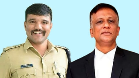 IPS officer Ravi D Channannanavar and advocate Jagadish Kumar K N&nbsp;