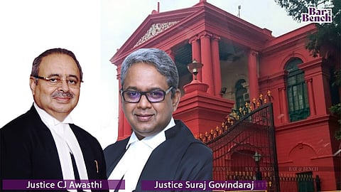 CJ Ritu Raj Awasthi and Justice Suraj Govindraj, Karnataka HC