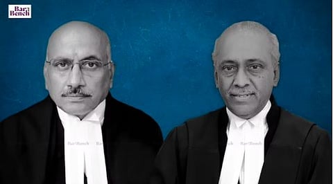 (From L to R) Justices Hemant Gupta and V Ramasubramanian