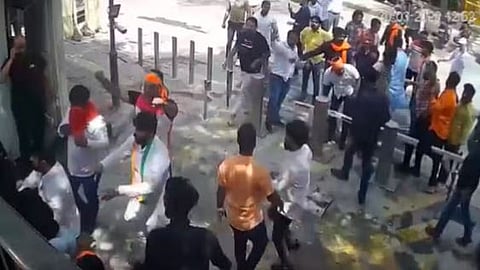 CCTV footage outside CM residence
