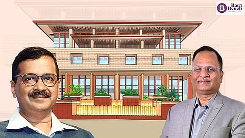Arvind Kejriwal and Satyendar Jain with Delhi hC
