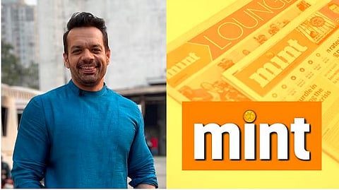 Youtuber Gaurav Taneja and Mint newspaper
