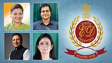 Jaya Thakur, Saket Gokhale, Randeep Singh Surjewala, Mahua Moitra with ED