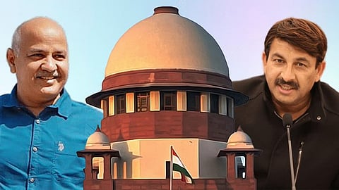 Manoj Tiwari, Manish Sisodia and Supreme Court 