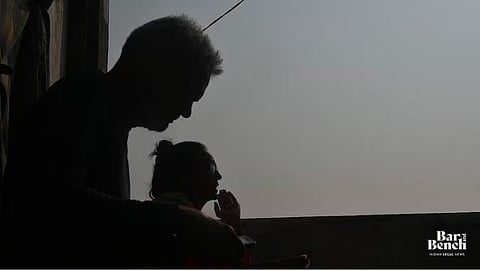 Parents of the Chawwla gangrape and murder victim at their home in Delhi.