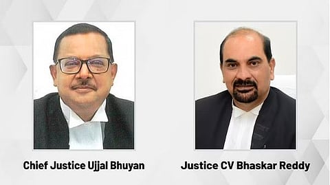 Chief Justice Ujjal Bhuyan and Justice CV Bhaskar Reddy