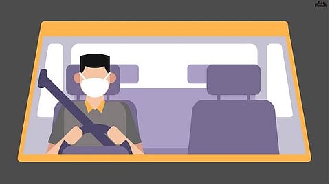 Face mask, car