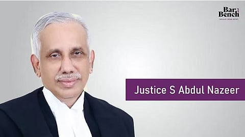 Justice S Abdul Nazeer