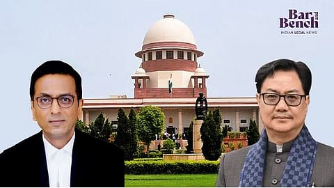 CJI DY Chandrachud, Supreme Court and Kiren Rijiju