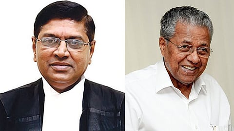 Pinarayi Vijayan and CJ S Manikumar

