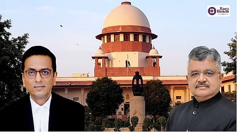 CJI DY Chandrachud, SG Tushar Mehta and Supreme Court
