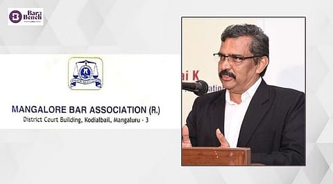 Mangalore Bar Association and Prithviraj Rai K, President of the association
