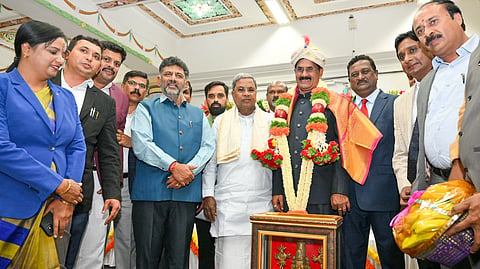 Justice B Veerappa fecilitated by CM Siddaramaiah