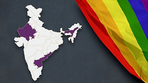 LGBTQ and India Map