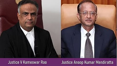 Justice V Kameswar Rao and Justice Anoop Kumar Mendiratta
