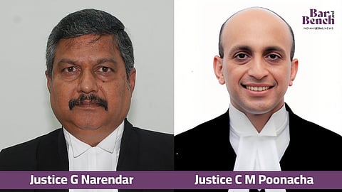 Justices G Narendar and C M Poonacha