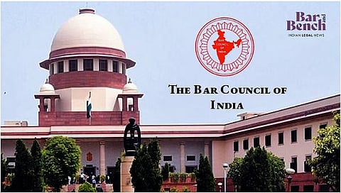 Bar Council of India Logo and Supreme Court