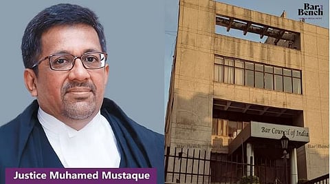 Justice Muhamed Mustaque and BCI