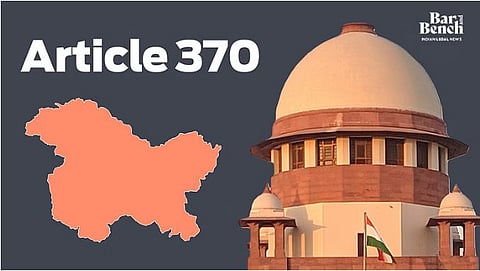 ವಿಧಿ 370: 'ಸಂವಿಧಾನ ರಚನಾ ಸಭೆಯಲ್ಲಿನ ಚರ್ಚೆಗಳೆಲ್ಲಕ್ಕೂ ರಾಷ್ಟ್ರ ಬದ್ಧವಾಗಿರಬೇಕೆ?' ಸುಪ್ರೀಂ ಪ್ರಶ್ನೆ