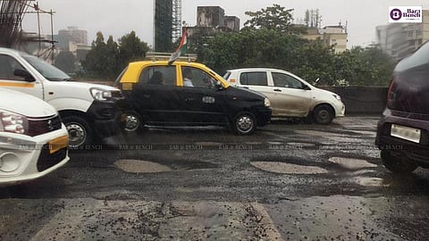 Potholes on roads