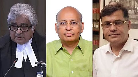 Senior Advocates Harish Salve, Abhishek Manu Singhvi and Sidharth Luthra