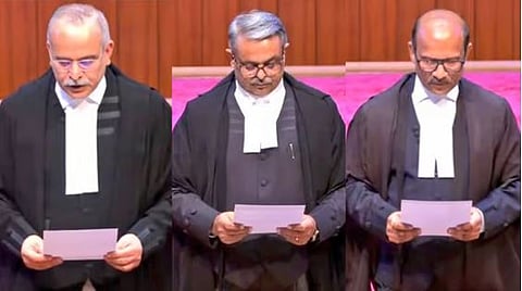 Justice Satish Chandra Sharma, Augustine George Masih and Justice Sandeep Mehta