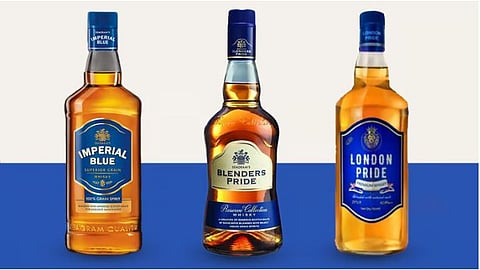 Blenders Pride, London Pride and Imperial Blue